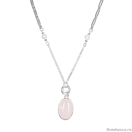 Колье Fiore Luna, ROSE QUARTZ